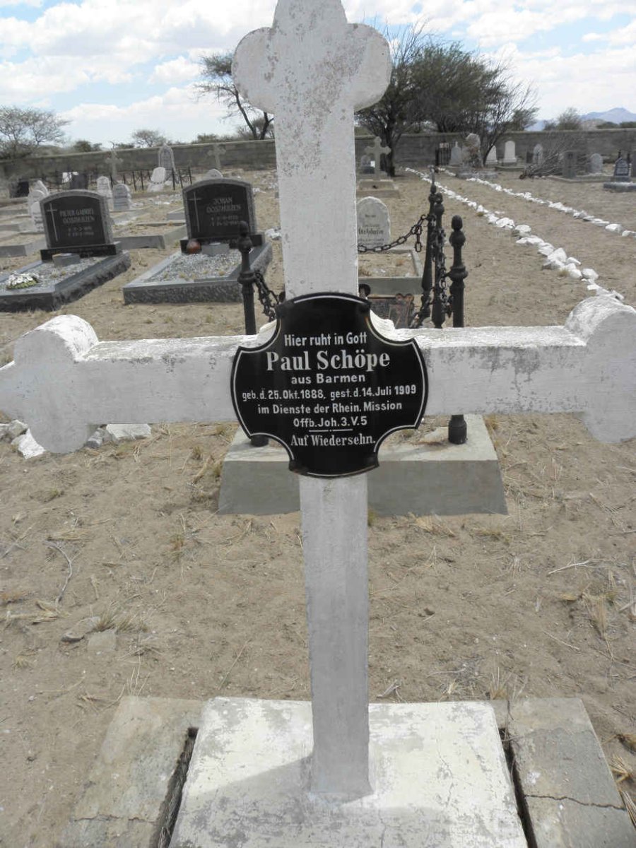 SCHÖPE Paul 1888-1909