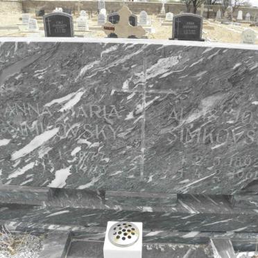 SIMKOVSKY Anna Maria 1877-1963 :: SIMKOVSKY Alois Josef 1892-1961