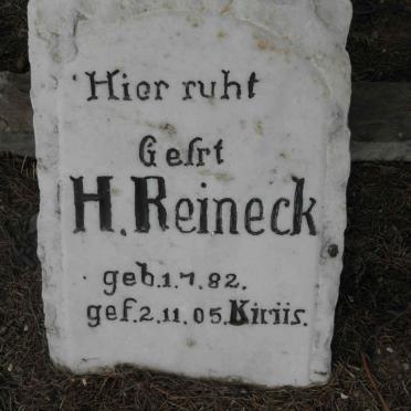 REINECK H. 1882-1905