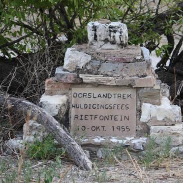 2. Dorslandtrek, Huldigingsfees, Rietfontein 10 Okt 1955