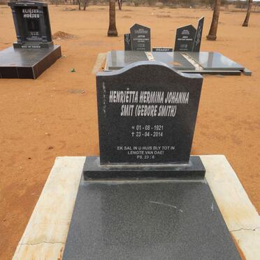 SMIT Henrietta Hermina Johanna nee SMITH 1921-2014