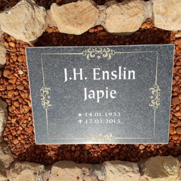 ENSLIN J.H. 1933-2015