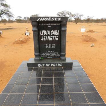 HOESES Lydia Sara Jeanette 1975-2013