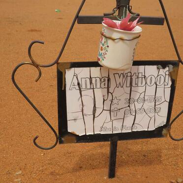WITBOOI Anna 1965-2018