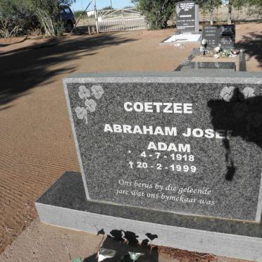 COETZEE Abraham Josef Adam 1918-1999