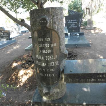 COETZEE Willem Schalk Christiaan 1951-1974