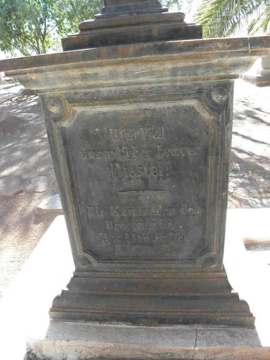 DIESTEL Friedrich 1862-1894