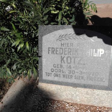 KOTZE Frederik Philip 1900-1970