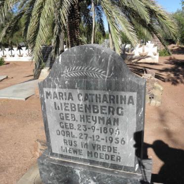 LIEBENBERG Maria Catharina 1895-1956