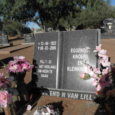 LILL Barend N., van 1923-2006