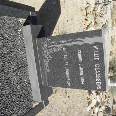 CLAASSENS Willie 1894-1975