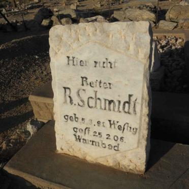 SCHMIDT R. 1881-1906