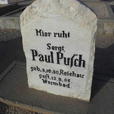 PUSCH Paul 1880-1906