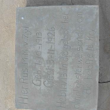 ZYL M.M., van 1913-1926