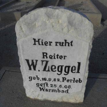 ZEGGEL W. 1882-1906