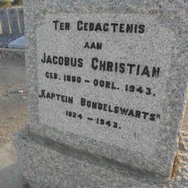 CHRISTIAN Jacobus 1880-1943