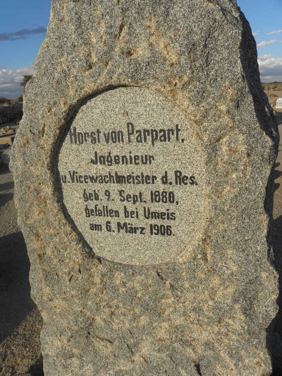 PARPART Horst, von 1880-1906