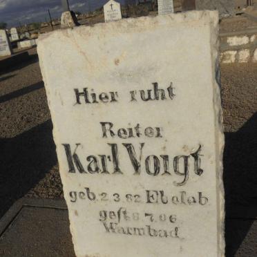VOIGT Karl 1882-1906
