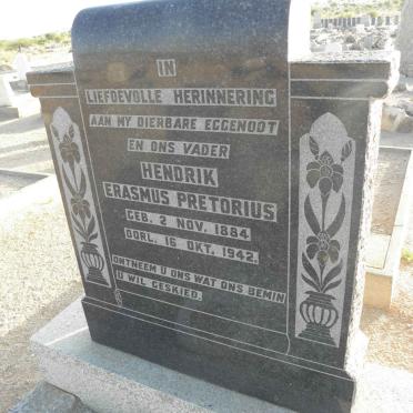 PRETORIUS Hendrik Erasmus 1884-1942