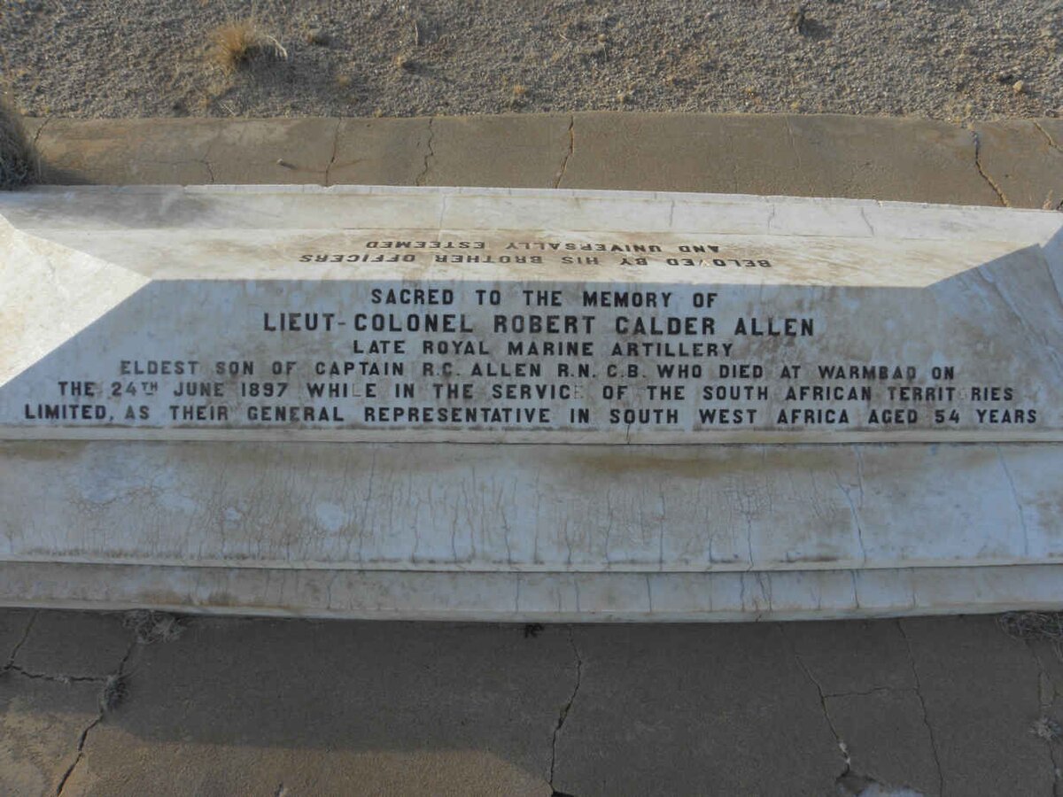 ALLEN Robert Calder -1897