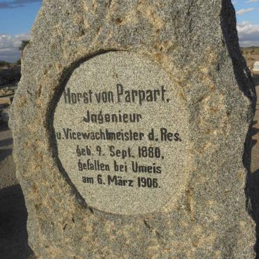 PARPART Horst, von 1880-1906