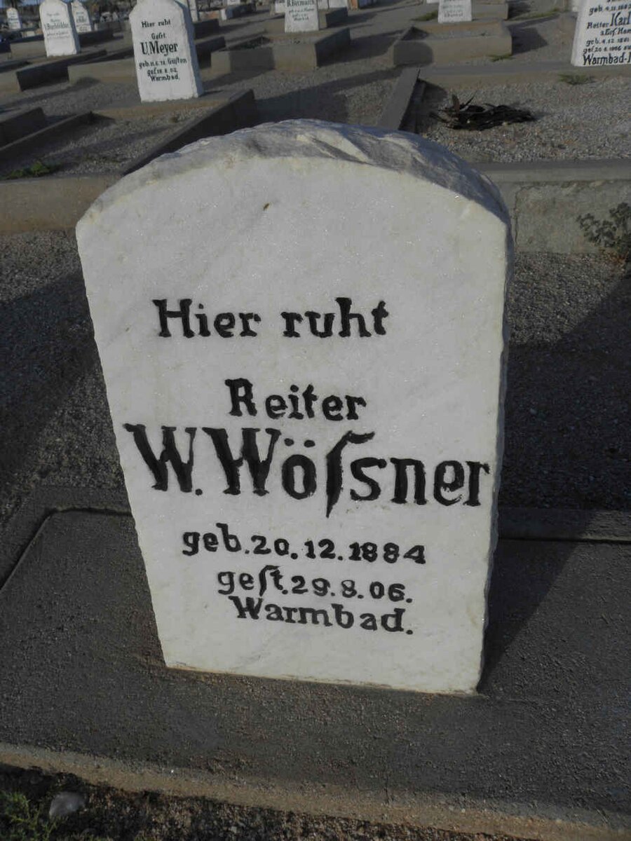 WÖSSNER W. 1884-1906