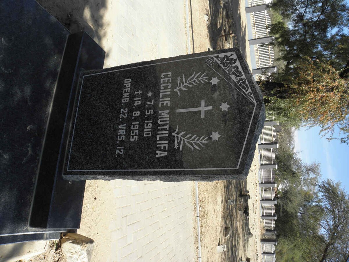 MUTILIFA Cecilie 1910-1955