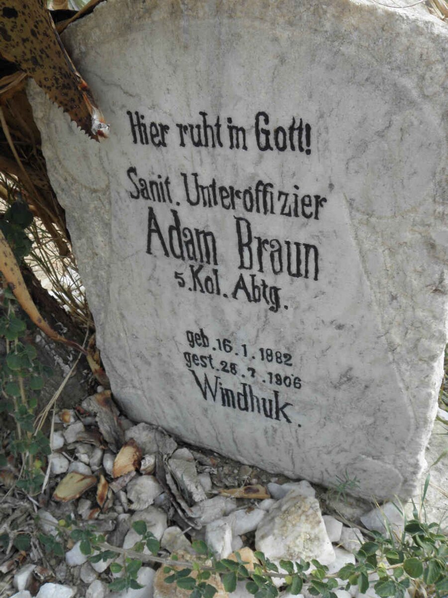 BRAUN Adam 1882-1906