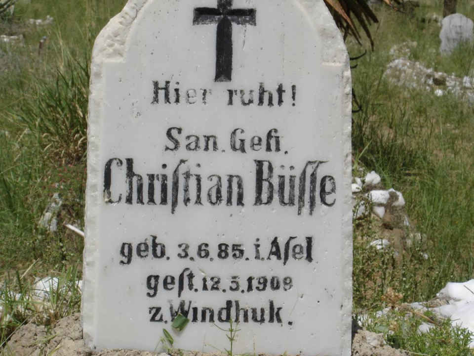 BÜSSE Christian 1885-1909