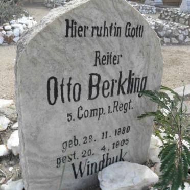 BERKLING Otto 1880-1905