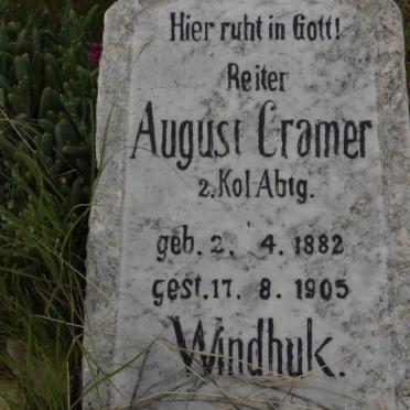 CRAMER August 1882-1905