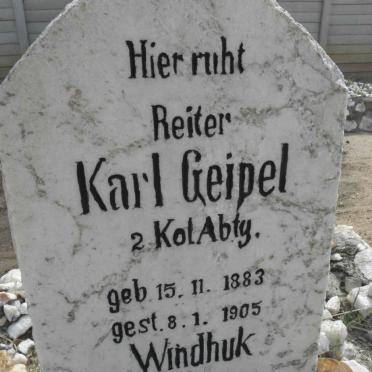 GEIPEL Karl 1883-1905