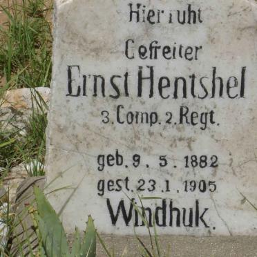 HENTSHEL Ernst 1882-1905