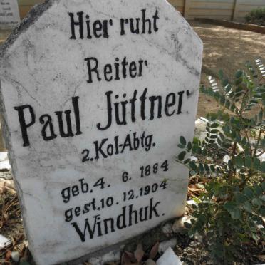 JÜTTNER Paul 1884-1904