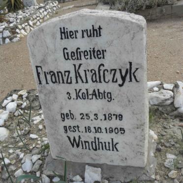 KRAFCZYK Franz 1879-1905