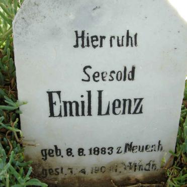LENZ Emil 1883-1904