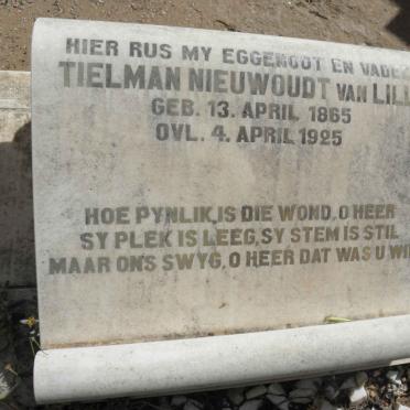 LILL Tielman Nieuwoudt, van 1865-1925