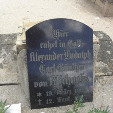 MICHAELIS Alexander Rudolph Carl Günther, von 1906-1907