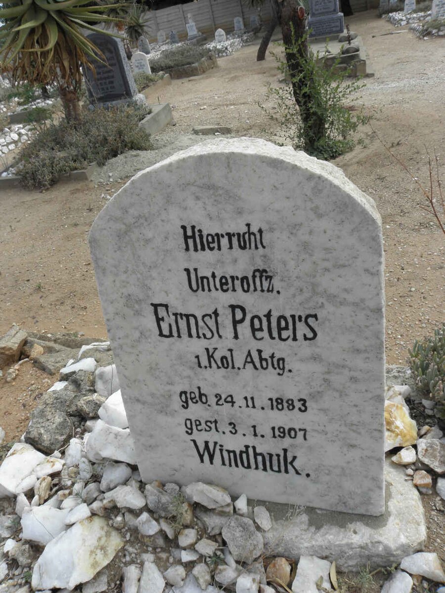 PETERS Ernst 1883-1907