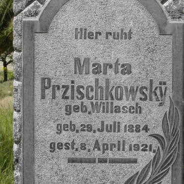 PRZISCHKOWSHY Marta nee WILLASCH 1884-1921