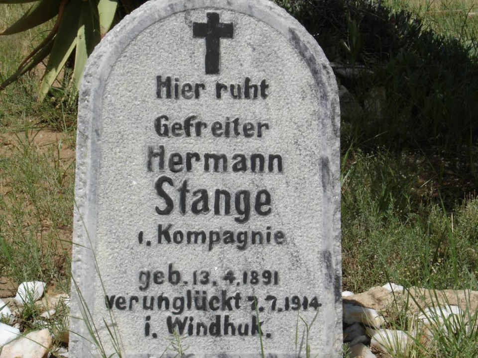 STANGE Hermann 1891-1914