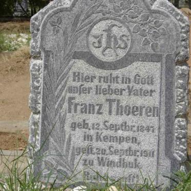 THOEREN Franz 1847-1911