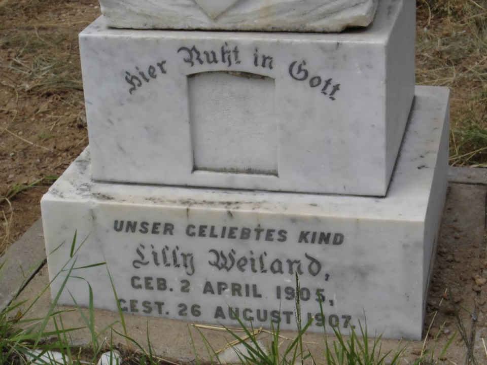 WEILAND Lilly 1905-1907