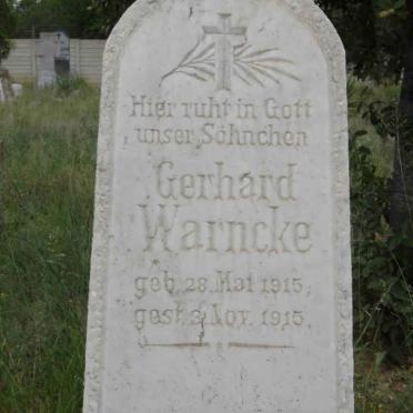 WARNCKE Gerhard 1915-1915