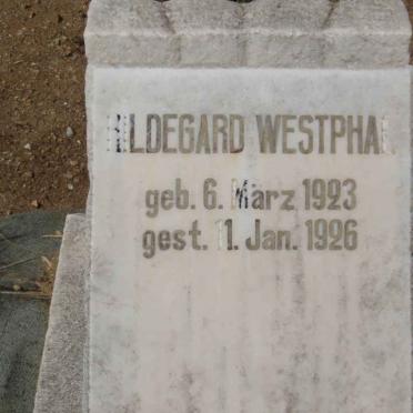 WESTPHAL Hildegard 1923-1926