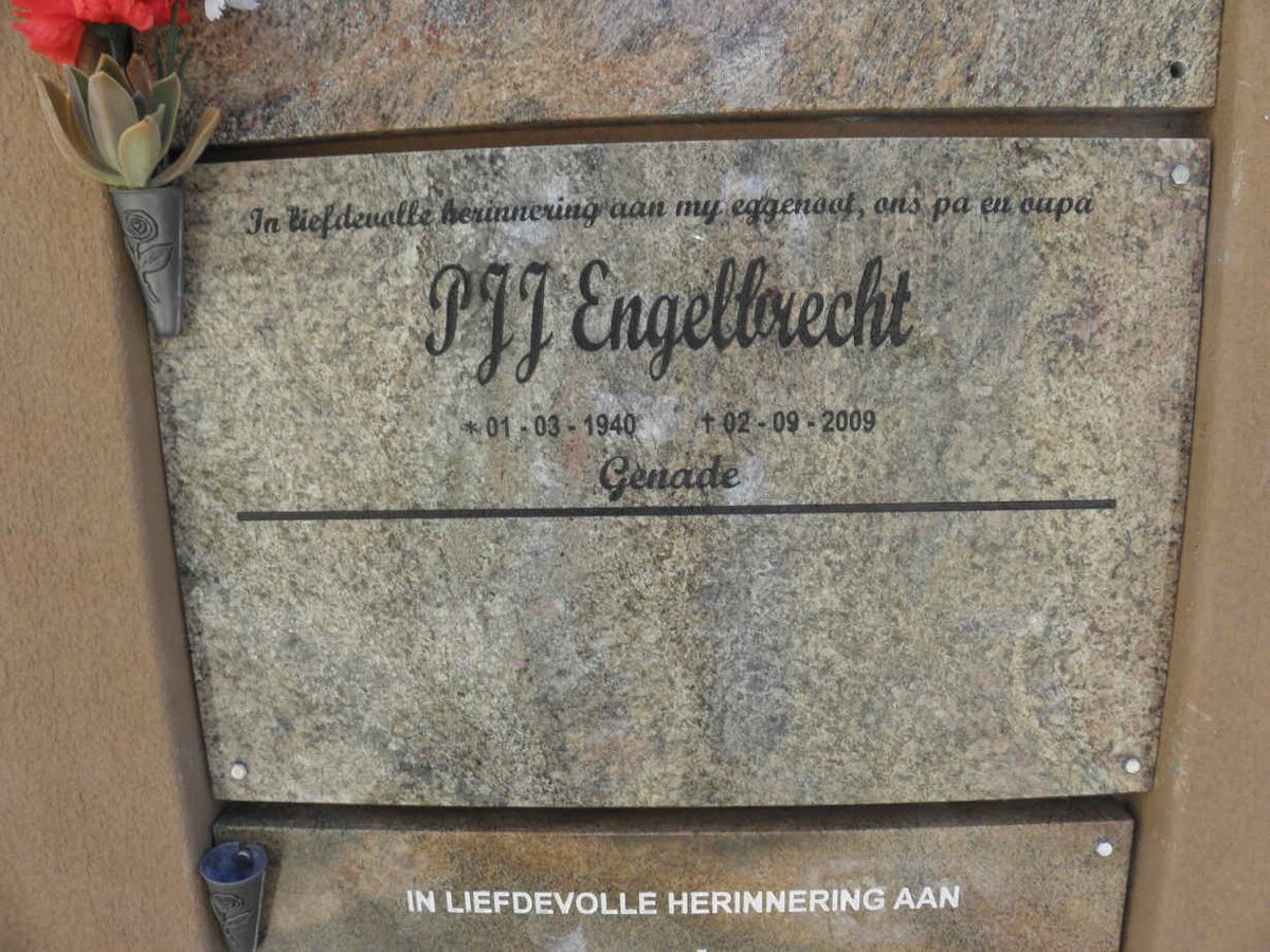 ENGELBRECHT P.J.J. 1940-2009