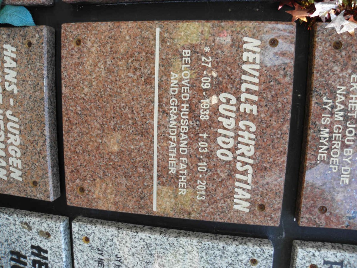 CUPIDO Neville Christian 1938-2013