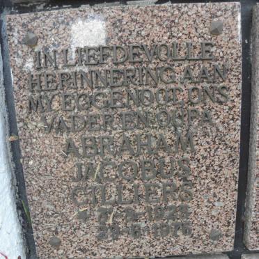 CILLIERS Abraham Jacobus 1925-1976