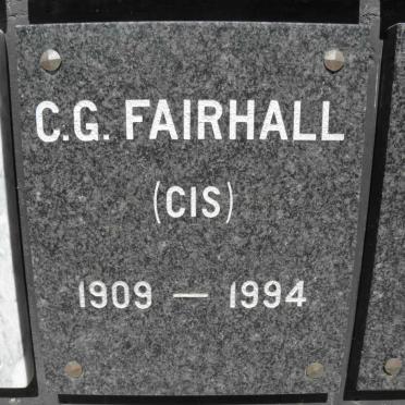 FAIRHALL C.G. 1909-1994