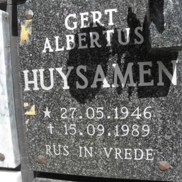 HUYSAMEN Gert Albertus 1946-1989